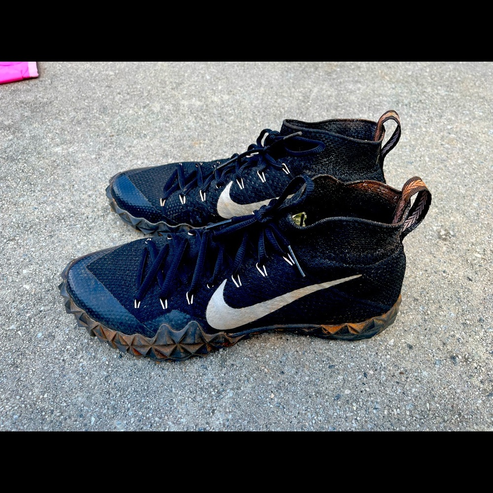 NIKE ALPHA HUARACHE 6 ELITE TURF-BLACK